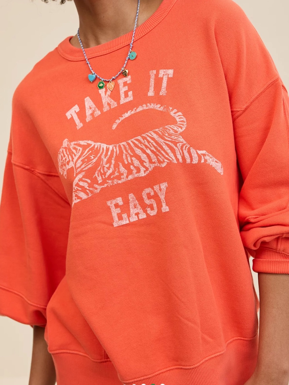 Aerie Go-To Sweatshirt | Orange Flare